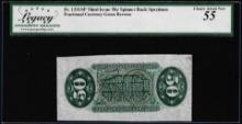 Specimen Third Issue Fifty Cents Fractional Note Fr.1331SP Legacy Choice About New 55
