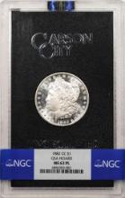1882-CC $1 Morgan Silver Dollar Coin NGC MS63PL GSA Hoard Uncirculated