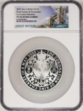 2023 G. Britain Proof King Charles III 5oz Silver Coin Coronation Releases NGC PF70UC