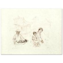 Edna Hibel (1917-2014) "Then and Now" Limited Edition Lithograph on Rice Paper