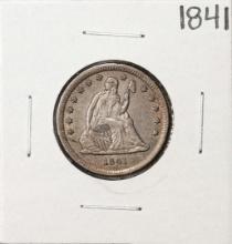 1841 Seated Liberty Quarter Coin