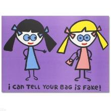 Todd Goldman "I Can Tell Your Bag Is Fake" Limited Edition Lithograph On Paper
