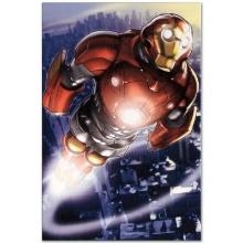 Marvel Comics "Ultimate Iron Man Ii #3" Limited Edition Giclee On Canvas