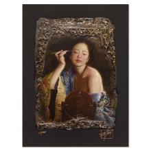 George Tsui "Painting Eyebrow" Limited Edition Chiarograph On Paper