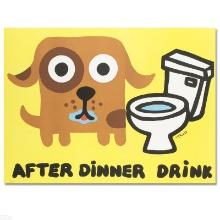 Todd Goldman "After Dinner Drink" Limited Edition Lithograph On Paper