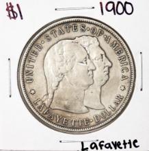 1900 $1 Lafayette Commemorative Silver Dollar Coin