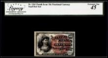 1863 Fourth Issue 10 Cents Fractional Currency Note Fr.1261 Legacy Extremely Fine 45