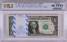 Pack of 2017A $1 Federal Reserve STAR Notes Atlanta Fr.3005-F* PCGS Gem UNC 66PPQ