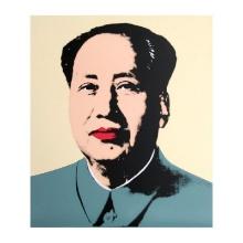 Andy Warhol "Mao Yellow" Print Serigraph On Paper