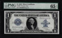 1923 $1 Silver Certificate Note Fr.239 PMG Gem Uncirculated 65EPQ