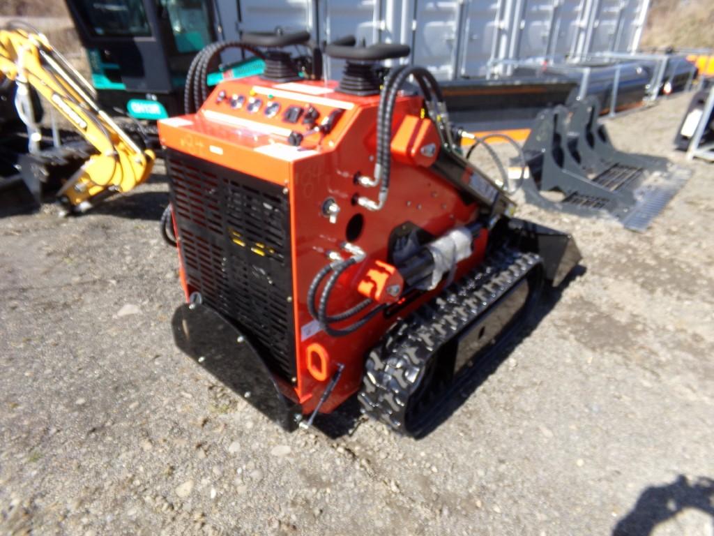 New AGT LRT23-Tracked Mini Skid Loader With Gas Engine, Bucket, Never Used