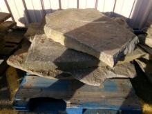 Pallet of (4) Flat Stepping Stones (4762)