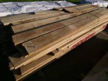 Group of Hardwood & Oak Rough Cut Lumber, Asst. Sizes  (6622)