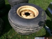 (2) 11L-15 Floatation Tires on 6 Lug Wheels (2 x Bid Price ) (5773)