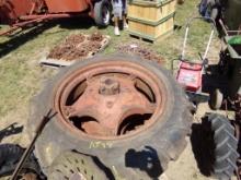 (3) Tractor Rims & Tires  (6653)