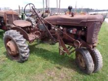 Farmll BN Tractor, NFE, Rear Weights - Not Running, Needs Work  (4303)