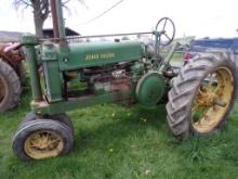 JD A - Unstyled, Spoke Rubber Wheels - Not Running, Needs Work  (4307)