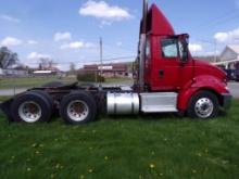 2016 International Pro-Star Tandem Truck Tractor, Red, From Lease Company.