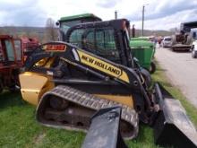 New Holland C238 Tracked Skid Loader, EROPS Cab with AC, Hand Controls, 78'