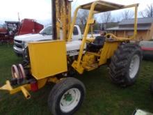 International 2400 Industrial with Side Flail Mower, Front PTO, 3 PT, PTO,