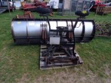 Snow Dogg EX90 By Buers, Stainless Snowplow, 9', Nice Shape, (5432)