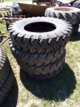 (4) New Old Stock 8.25-20 Truck Tires, Rugged Off Road Tread Pattern (5805)