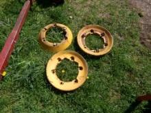 (3) Ford Wheel Weights, Industrial Yellow (5755)