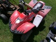 Red No Name Kid Size ATV, ''Lifan'', NEEDS STARTER AND SOME REASSEMBLY (596