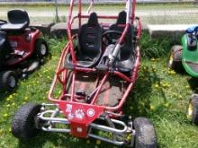 Red 2-Seater Go Cart  (5866)