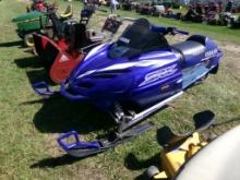 2001 Yamaha SRX 700 Snowmobile, 1882 Miles, with Registration, Vin # 8DN015