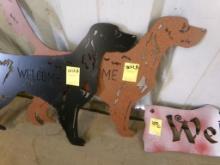 Dog Cut-Out Sign (2852B)