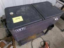 Gray Yeti Cooler On Rolling Stand (2858)