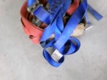 (2) Cargo Straps and Partial Box of Coil Framng Nails (29370