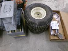 Parts Bins and Lawn Tractor Tires (3055)