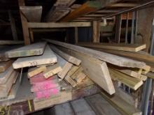 Lumber, Contents of Shelf, Misc. Dimensional Lumber, and Planks (Not Climbi