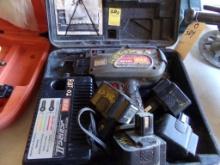 Rebar Tier, Max RB395, 9.6V Battery with (4) Batteries, Charger and Case (B