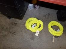 (2) 50' 12WG Lighted Extension Cords, NEW (2 X Bid) (Shop)