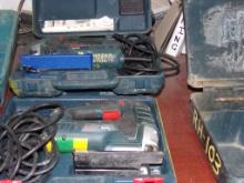 (2) Bosch Corded Hand Jig Saws With Cases (Shop)