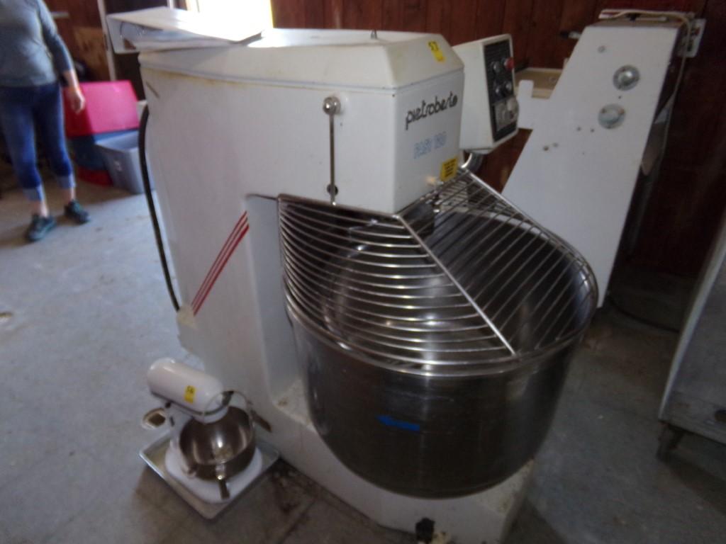 Pietroberts Fast 120 Very Large Commercial Spiral Mixer, Model LSE120EAST,
