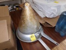 (2) Commercial Cone Strainers (Inside)