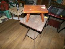 Small Table And A Stool (Upstairs)