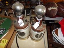 (2) Jim Beam 100 Month Old Bourbon Decanters