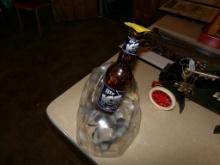 Lite Ice Light Up Beer Bottle in Ice Sign, Works