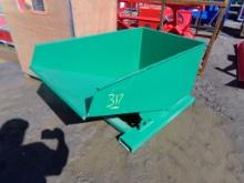 New Small Green Tipper/Dumpster for Forklift