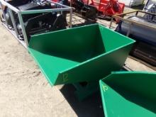 Small Green Garbage Tipper/Dumpster for Fork Lift