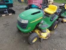 John Deere L110  Automatic with 42'' Deck, 17.5 HP Kohler, Hydro, 361 Hrs.,