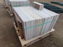 Pallet with 147 Ft. of 1 1/2'' Thermaled Bluestone Pattern, Sold by the Ft