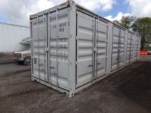 New 40' Container wirh (4) Side Access Doors and Barn Doors on 1 End, Cont.