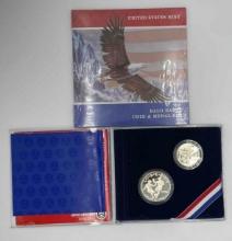 Modern Commemoratives: 1994 US Mint World Cup Boston Proof 50... & $1 set in original packaging, and