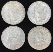 1883-1886 'P' Silver Morgan dollars (4 coins total)